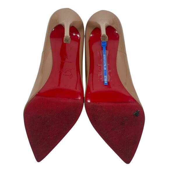 Christian Louboutin So Kate 120mm Patent Leather Pump Blush Size 39 - Picture 9 of 16
